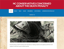 Tablet Screenshot of ncconservativesconcerned.org